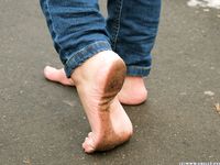 Feet - Arina A - 2017-10-24 A chilly winter day