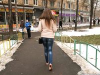 Feet - Arina A - 2017-10-24 A chilly winter day