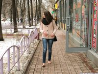 Feet - Arina A - 2017-10-24 A chilly winter day