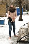 Feet - Arina A - 2017-10-24 A chilly winter day