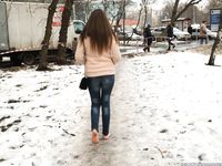 Feet - Arina A - 2017-10-24 A chilly winter day