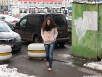 Feet - Arina A - 2017-10-24 A chilly winter day