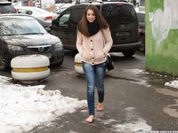 Feet - Arina A - 2017-10-24 A chilly winter day