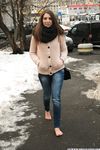 Feet - Arina A - 2017-10-24 A chilly winter day
