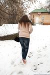 Feet - Arina A - 2017-10-24 A chilly winter day