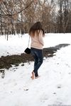 Feet - Arina A - 2017-10-24 A chilly winter day