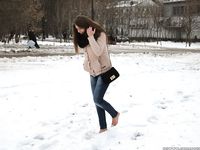 Feet - Arina A - 2017-10-24 A chilly winter day