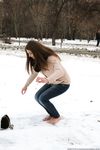 Feet - Arina A - 2017-10-24 A chilly winter day