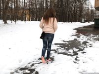 Feet - Arina A - 2017-10-24 A chilly winter day