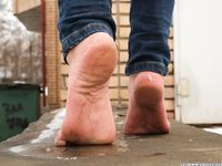 Feet - Arina A - 2017-10-24 A chilly winter day