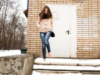 Feet - Arina A - 2017-10-24 A chilly winter day