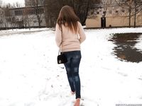 Feet - Arina A - 2017-10-24 A chilly winter day