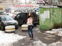 Feet - Arina A - 2017-10-24 A chilly winter day