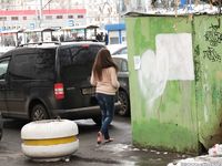 Feet - Arina A - 2017-10-24 A chilly winter day