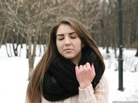 Feet - Arina A - 2017-10-24 A chilly winter day