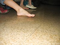 Feet - Asya + Marina - 2007-02-01 Barefoot trips to Russian towns. Yaroslavl