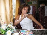 Feet - Asya + Marina - 2007-02-01 Barefoot trips to Russian towns. Yaroslavl