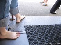 Feet - Asya + Marina - 2007-02-01 Barefoot trips to Russian towns. Yaroslavl