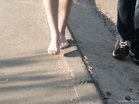 Feet - Asya - 2006-04-09 Romantic barefoot walk with a boyfriend