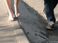 Feet - Asya - 2006-04-09 Romantic barefoot walk with a boyfriend