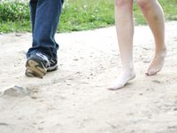 Feet - Asya - 2006-04-09 Romantic barefoot walk with a boyfriend