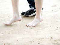 Feet - Asya - 2006-04-09 Romantic barefoot walk with a boyfriend