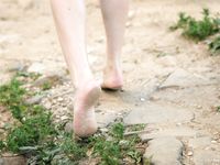 Feet - Asya - 2006-04-09 Romantic barefoot walk with a boyfriend
