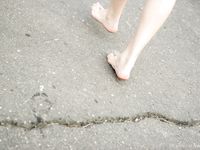 Feet - Asya - 2006-04-09 Romantic barefoot walk with a boyfriend