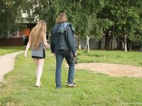 Feet - Asya - 2006-04-09 Romantic barefoot walk with a boyfriend