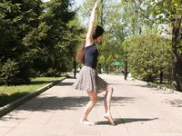 Feet - Daria A - 2011-06-08 Slender beauty with long toes