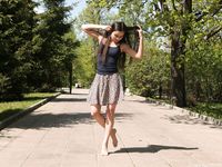 Feet - Daria A - 2011-06-08 Slender beauty with long toes