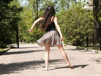 Feet - Daria A - 2011-06-08 Slender beauty with long toes