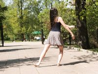 Feet - Daria A - 2011-06-08 Slender beauty with long toes