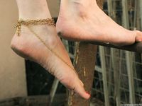 Feet - Daria C - 2012-01-22 Girl in zebra dress