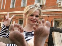 Feet - Daria C - 2012-01-22 Girl in zebra dress