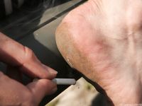 Feet - Daria C - 2012-01-22 Girl in zebra dress