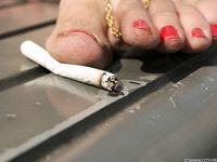 Feet - Daria C - 2012-01-22 Girl in zebra dress