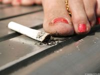 Feet - Daria C - 2012-01-22 Girl in zebra dress