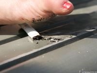 Feet - Daria C - 2012-01-22 Girl in zebra dress