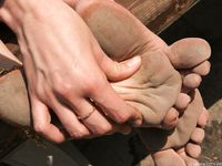 Feet - Daria C - 2012-01-22 Girl in zebra dress