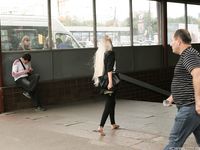 Feet - Daria E - 2012-10-31 Barefoot office girl