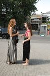 Feet - Daria G + Unknown ginger beauty - 2014-09-18 Barefoot beauty with her friend