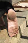 Feet - Daria G + Unknown ginger beauty - 2014-09-18 Barefoot beauty with her friend