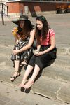Feet - Daria G + Unknown ginger beauty - 2014-09-18 Barefoot beauty with her friend