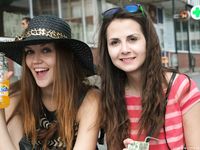 Feet - Daria G + Unknown ginger beauty - 2014-09-18 Barefoot beauty with her friend