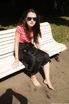 Feet - Daria G + Unknown ginger beauty - 2014-09-18 Barefoot beauty with her friend