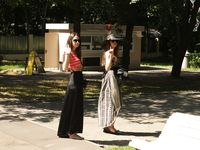 Feet - Daria G + Unknown ginger beauty - 2014-09-18 Barefoot beauty with her friend