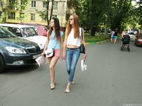 Feet - Daria G + Unknown ginger beauty - 2017-09-01 Two barefoot friends