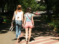 Feet - Daria G + Unknown ginger beauty - 2017-09-01 Two barefoot friends