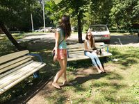 Feet - Daria G + Unknown ginger beauty - 2017-09-01 Two barefoot friends